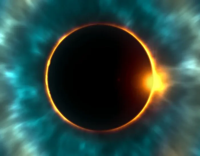 Eclissi di Sole in Ariete congiunta a Chirone