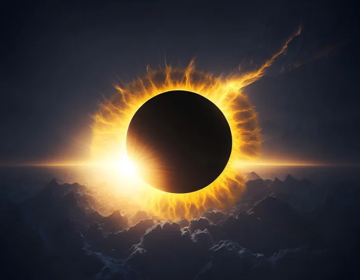 Eclissi solare in Ariete dell’ 8 Aprile 2024